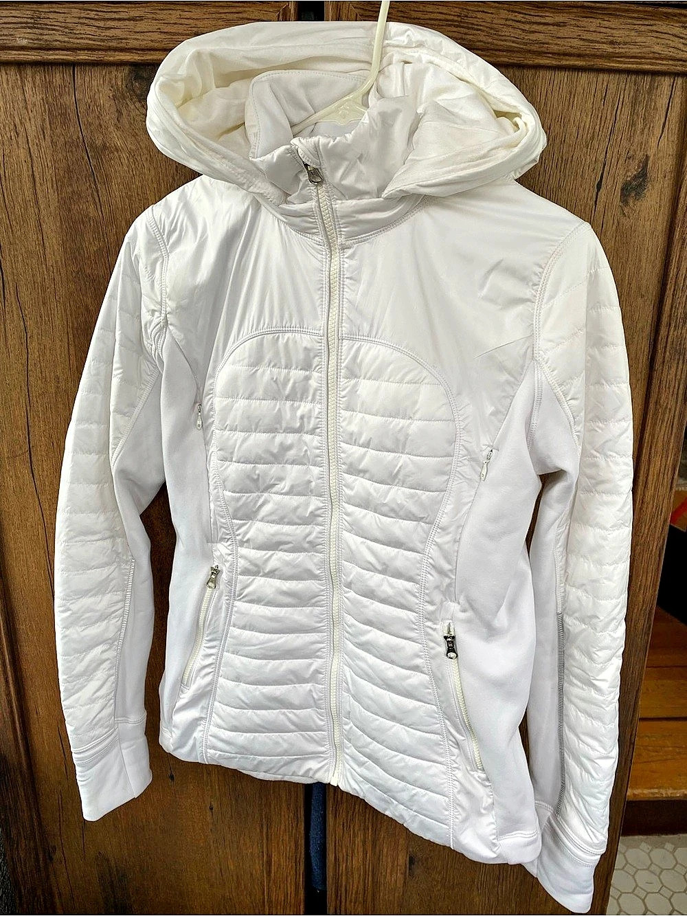 RARE lululemon Fleecy Keen Jacket White Size 8 - Never Been Worn